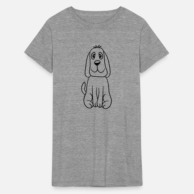 Dog Sits Cute Little Happy Puppy Pet Friendly Fun