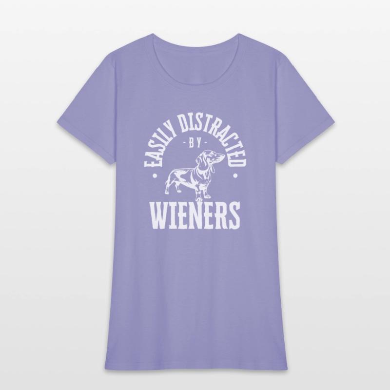 Easily Distracted by Wieners, Funny Dachshund