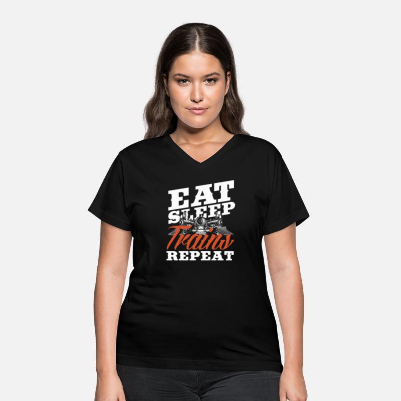Eat Sleep Trains Repeat Train Lovers
