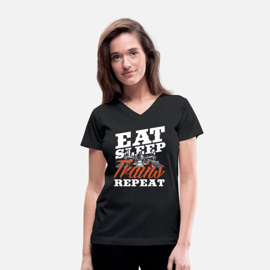 Eat Sleep Trains Repeat Train Lovers