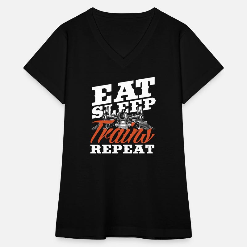 Eat Sleep Trains Repeat Train Lovers