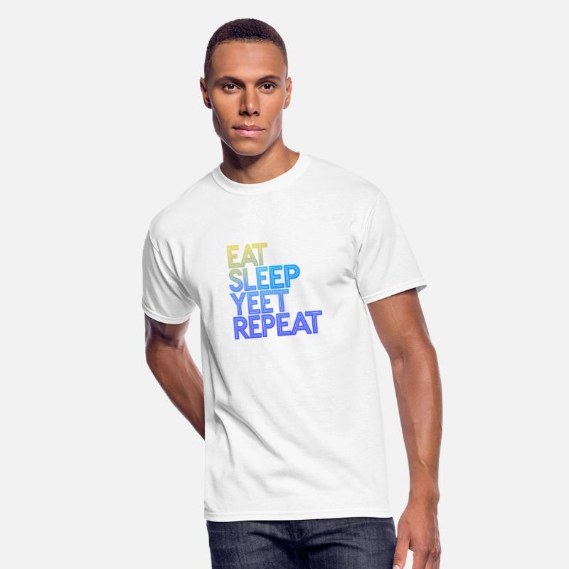 Eat Sleep Yeet Repeat Colorful Motivational Words