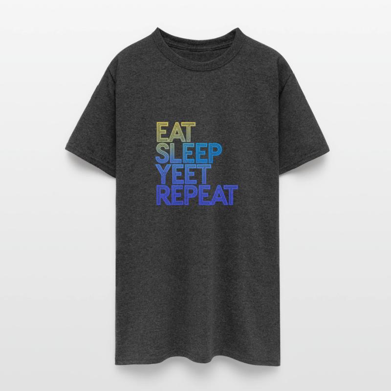 Eat Sleep Yeet Repeat Colorful Motivational Words