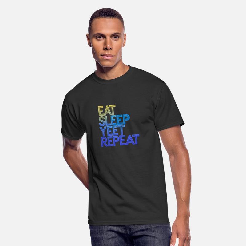 Eat Sleep Yeet Repeat Colorful Motivational Words