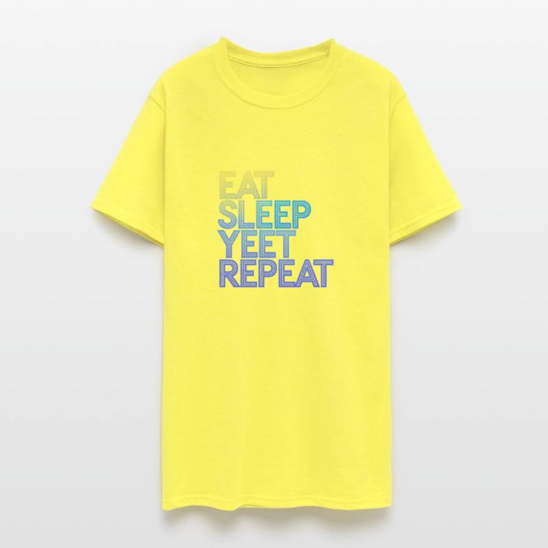 Eat Sleep Yeet Repeat Colorful Motivational Words