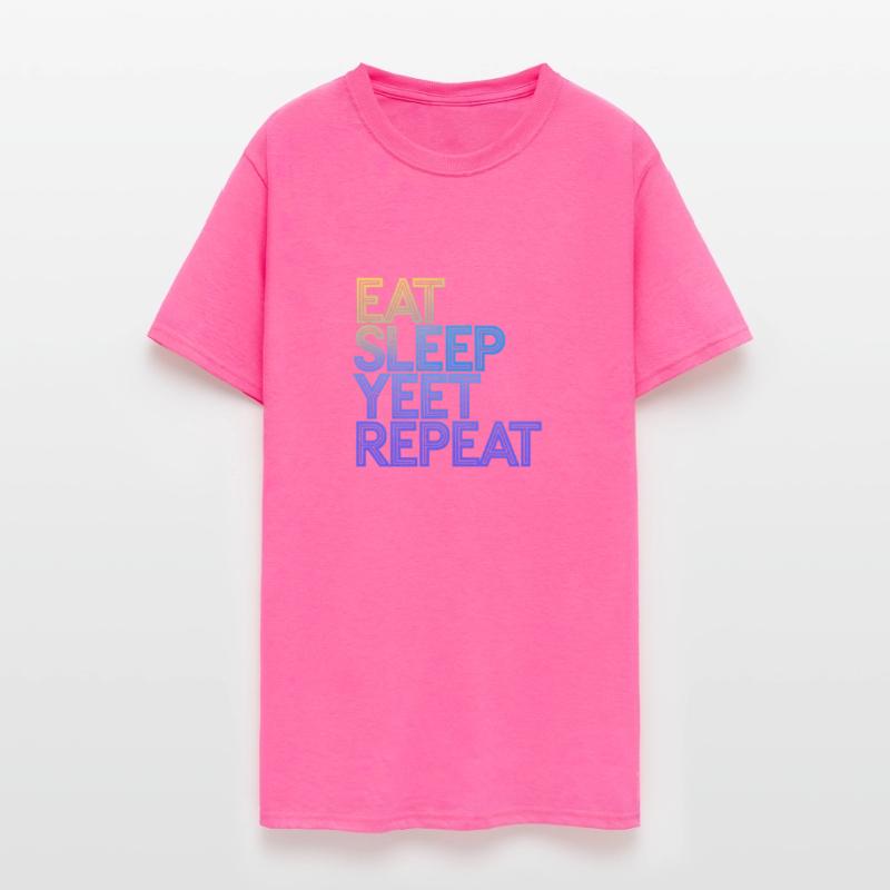 Eat Sleep Yeet Repeat Colorful Motivational Words