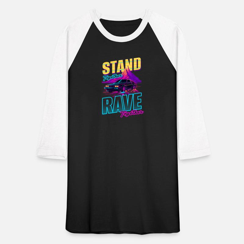 Edm Rave Stand Rave Together Synthwave