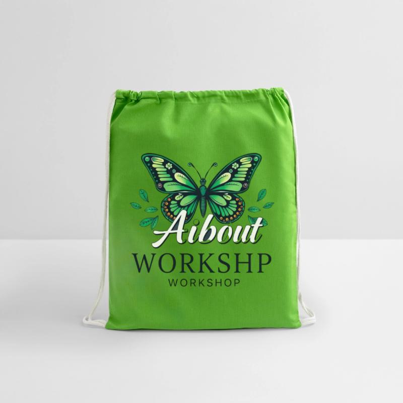 Elegant Butterfly with Leaf Accents