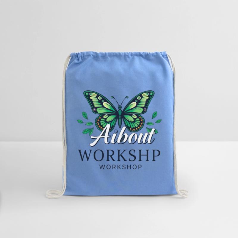 Elegant Butterfly with Leaf Accents