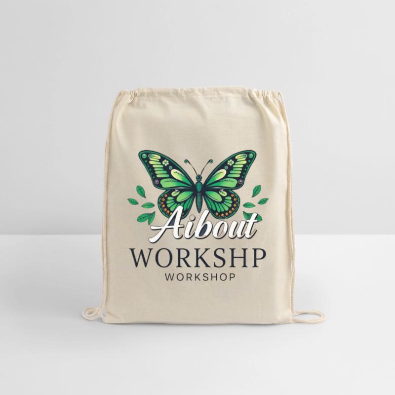 Elegant Butterfly with Leaf Accents