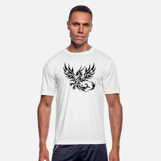 Elegant Tribal Tattoo Dragon With Wings