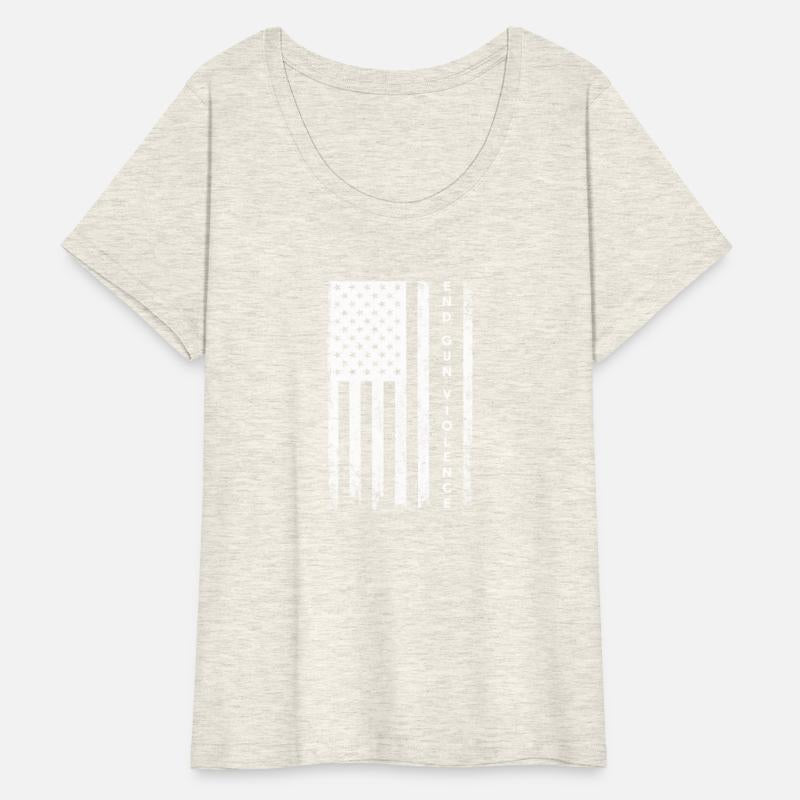 Enough Usa Flag End Gun