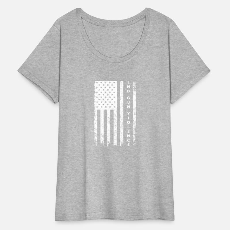 Enough Usa Flag End Gun