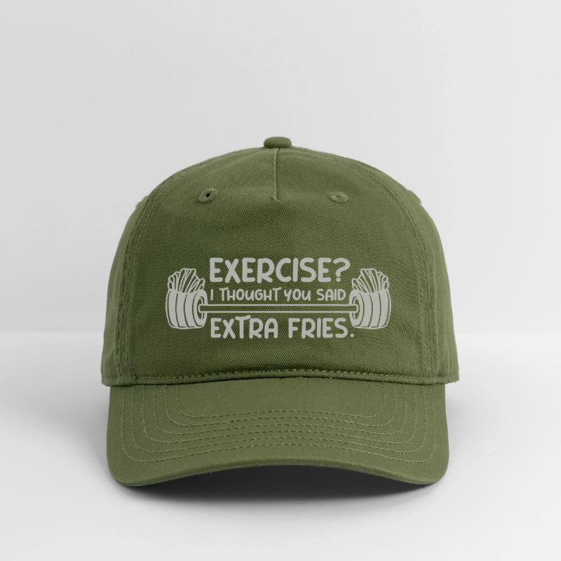 Exercise Extra Fries Quote