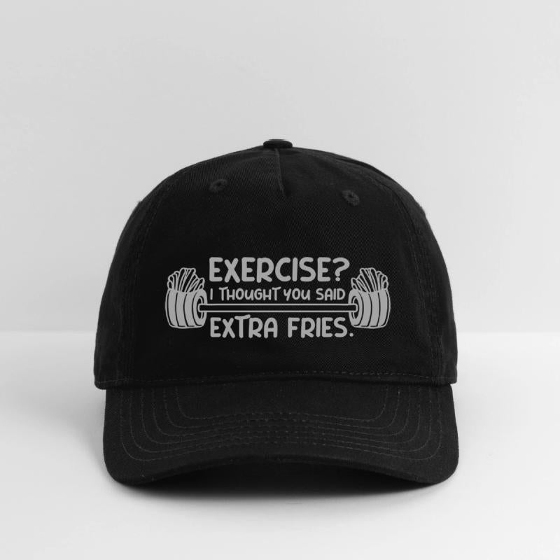 Exercise Extra Fries Quote