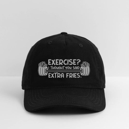 Exercise Extra Fries Quote