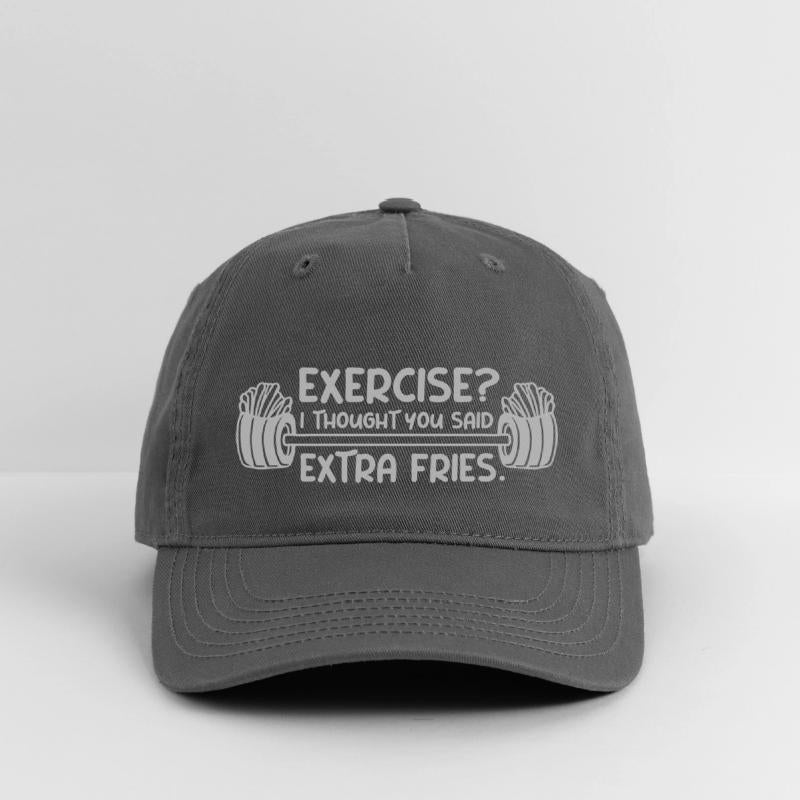 Exercise Extra Fries Quote