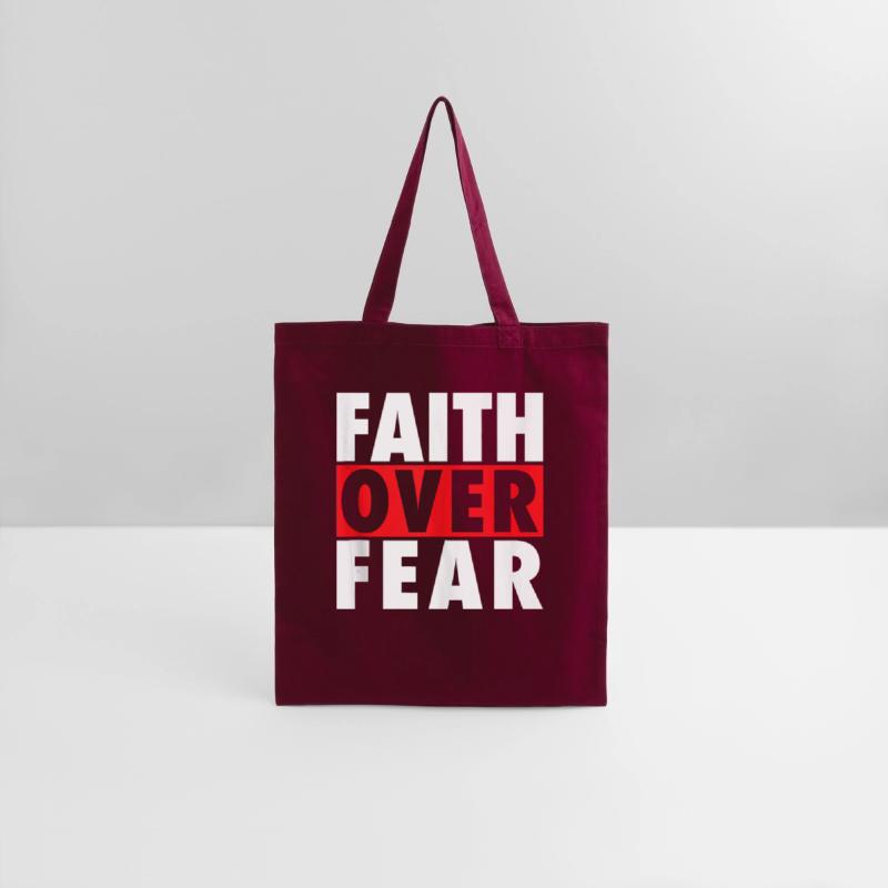 Faith Over Fear Inspirational Pro Christian