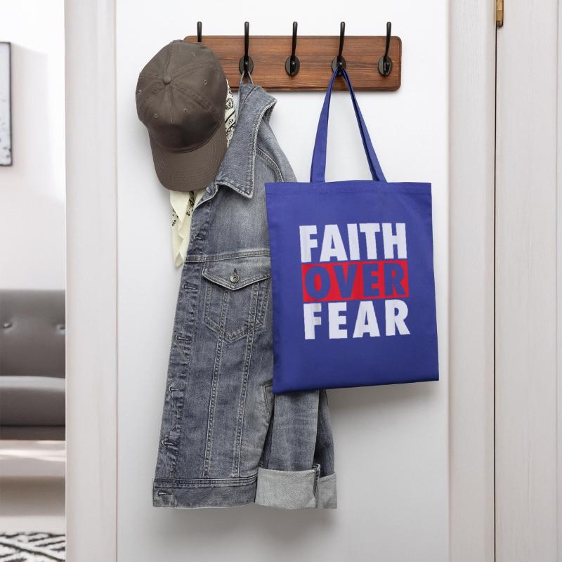 Faith Over Fear Inspirational Pro Christian