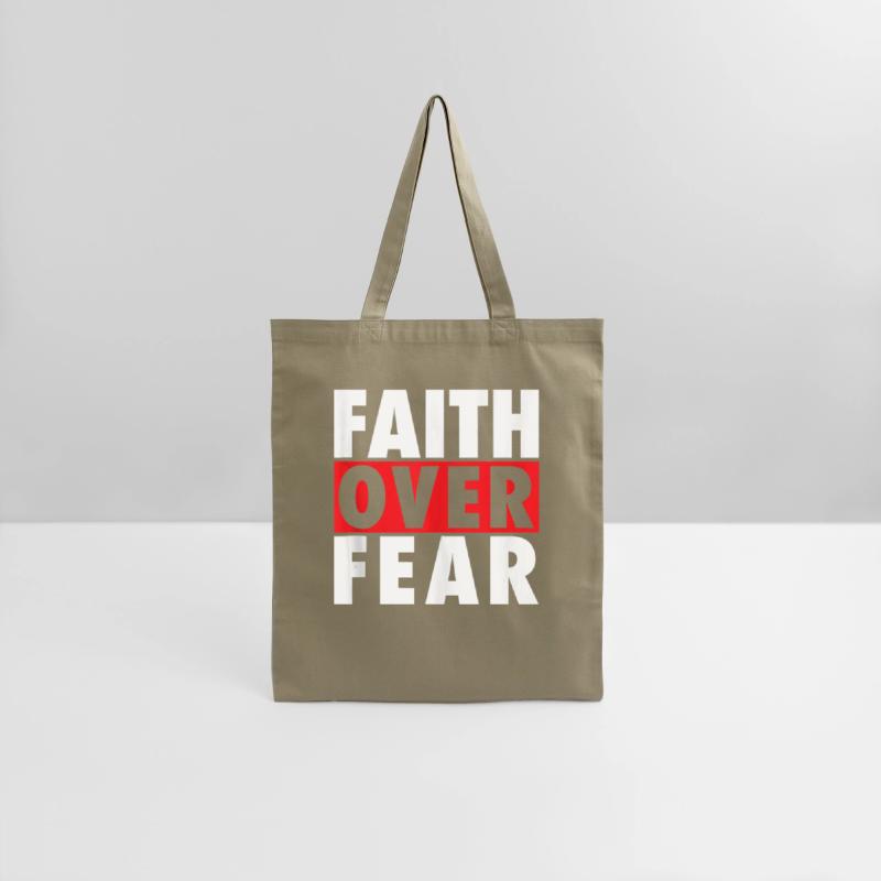 Faith Over Fear Inspirational Pro Christian