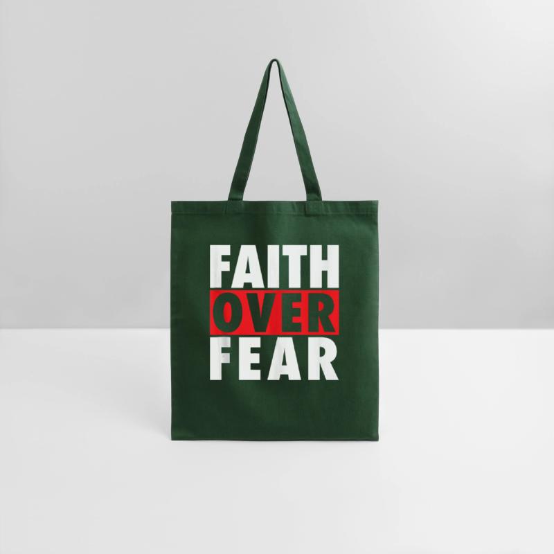 Faith Over Fear Inspirational Pro Christian