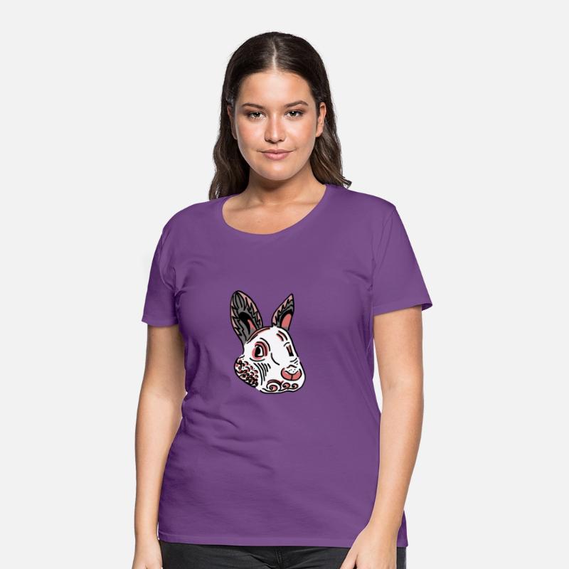 Fantasy Rabbit Face in Ethnic Strokes