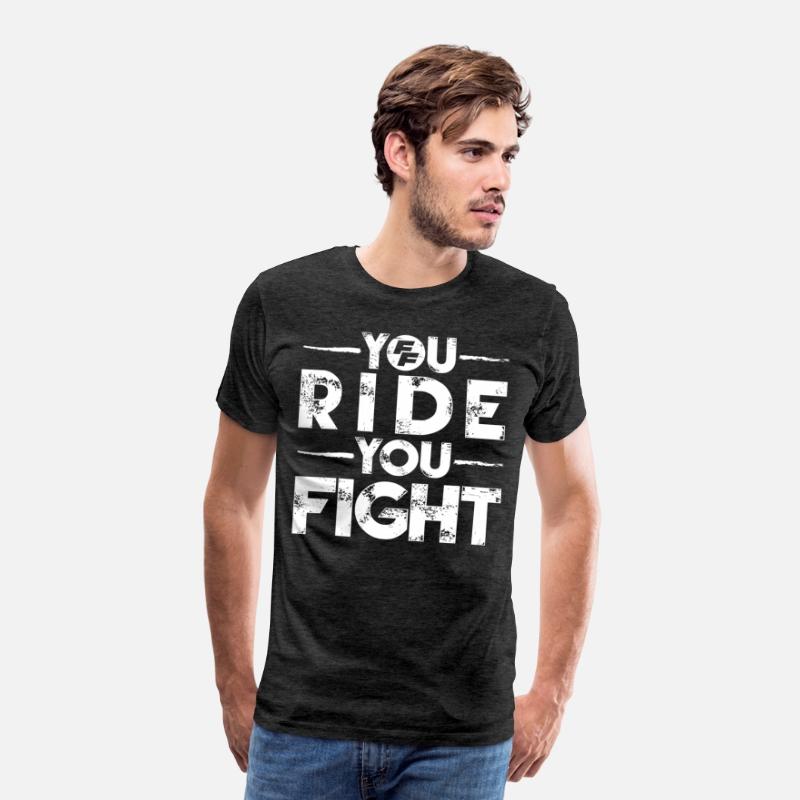 Fast And Furious You Ride You Fight Quote White