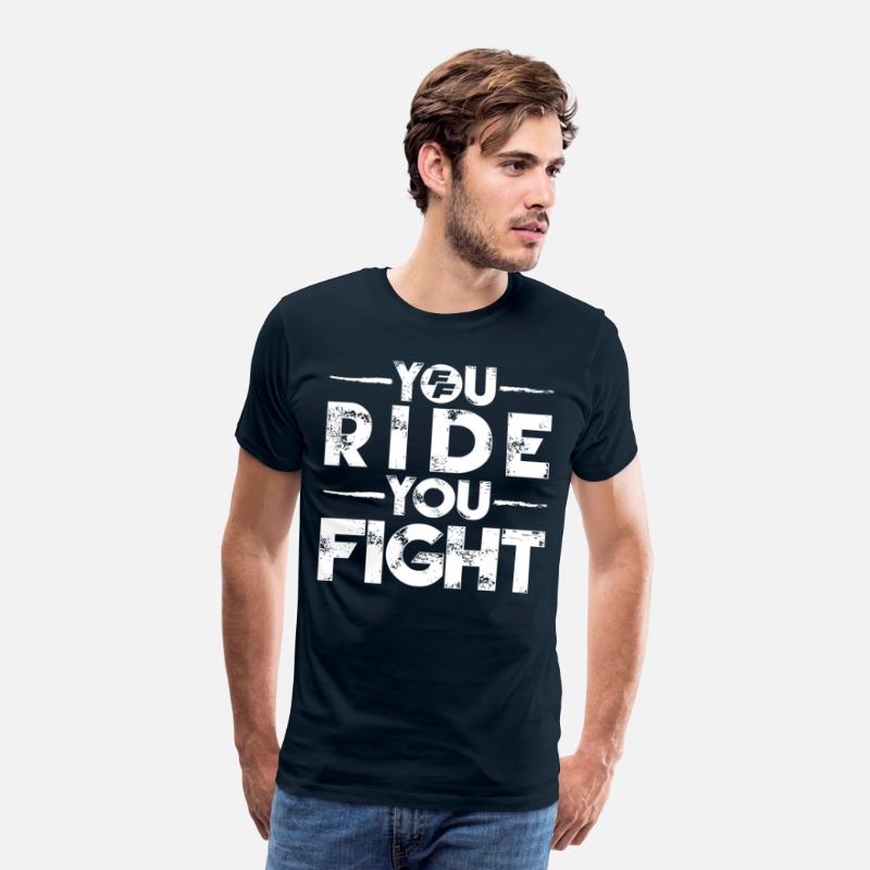 Fast And Furious You Ride You Fight Quote White