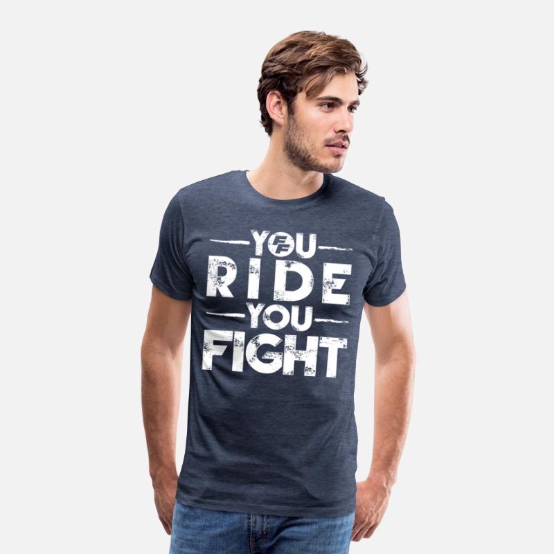 Fast And Furious You Ride You Fight Quote White