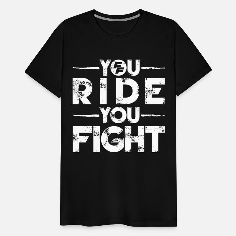Fast And Furious You Ride You Fight Quote White