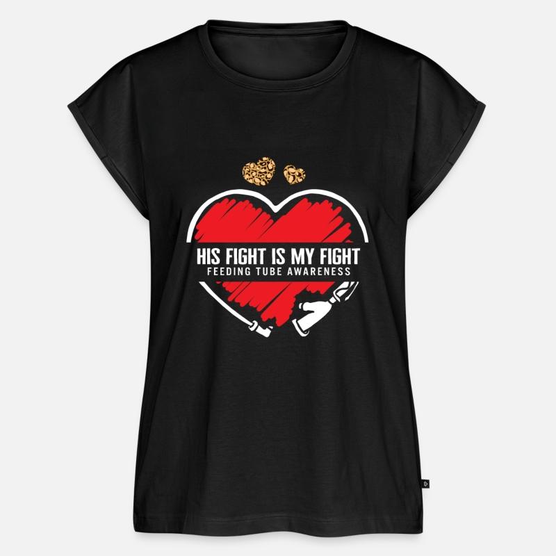 Feeding Tube Awareness Shirt, His Fight Is My
