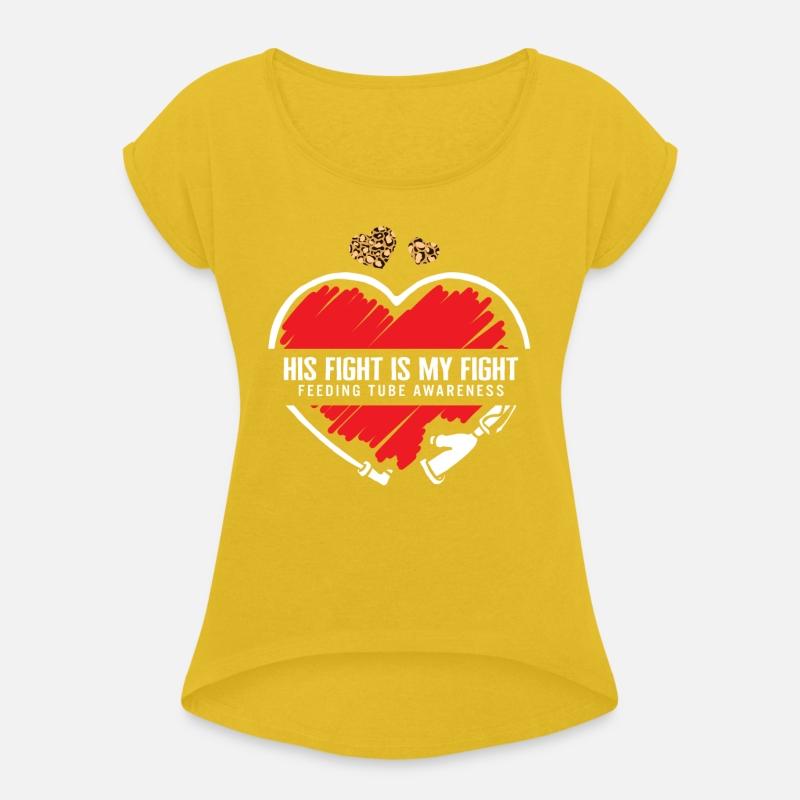 Feeding Tube Awareness Shirt, His Fight Is My