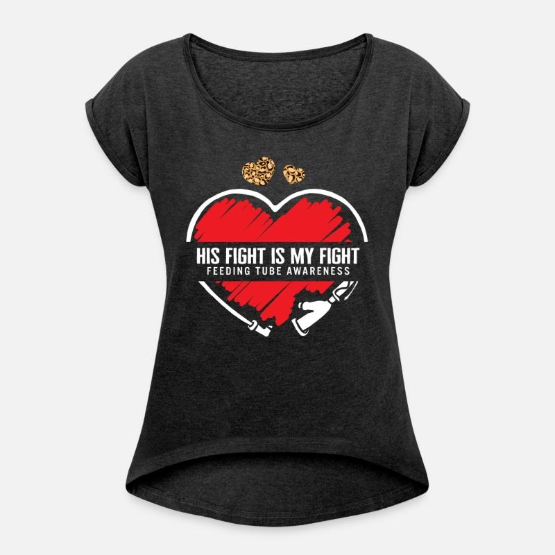 Feeding Tube Awareness Shirt, His Fight Is My
