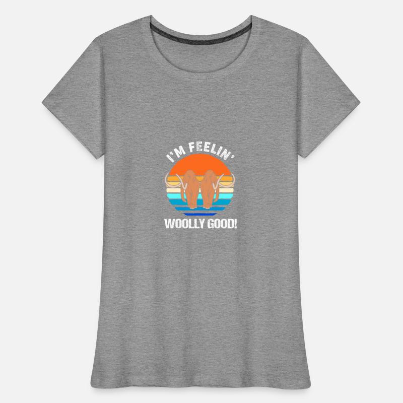 Feeling Woolly Good Retro Sunset Woolly Mammoth