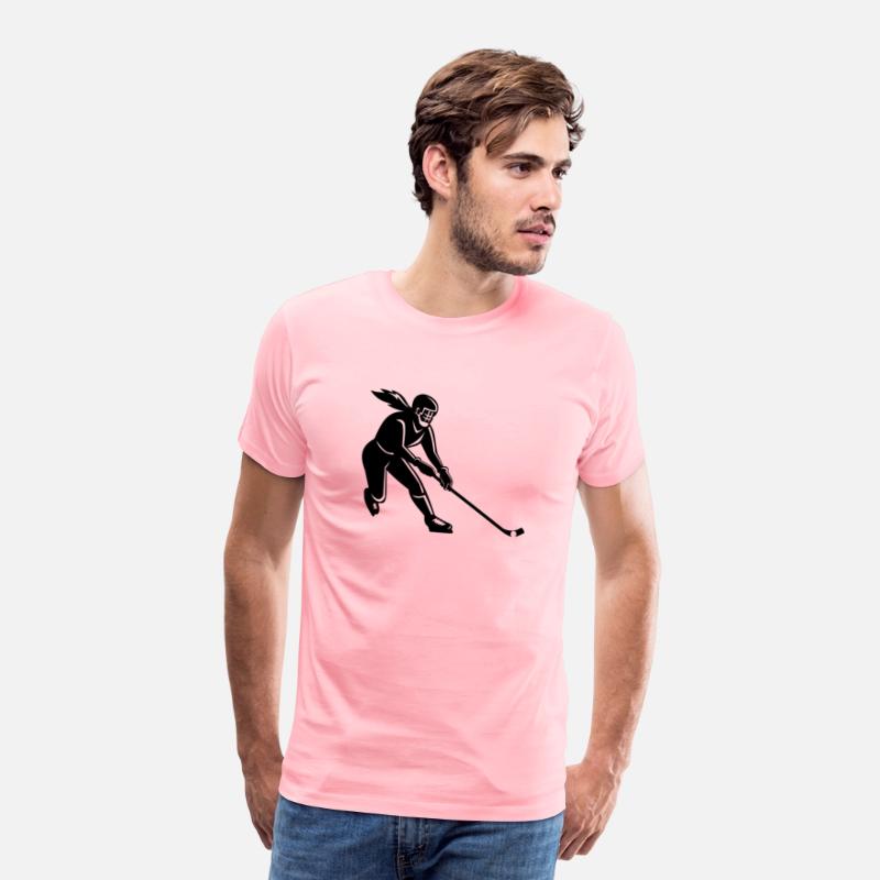 Female Bandy Player Striking Ball with Stick