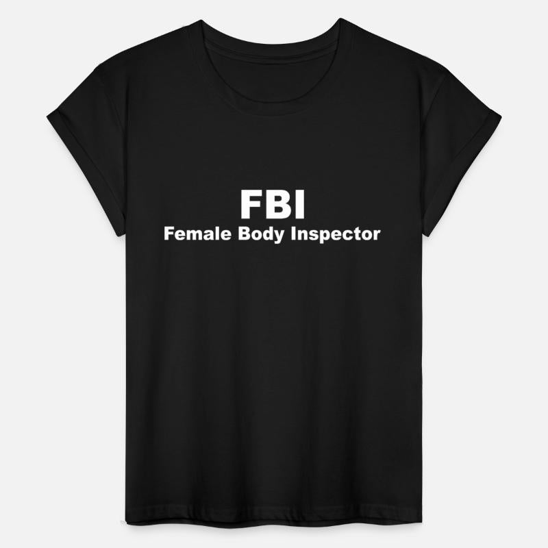 female body inspector shirt FBI