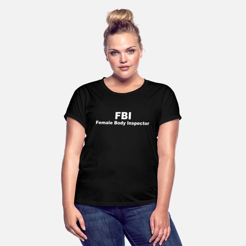 female body inspector shirt FBI