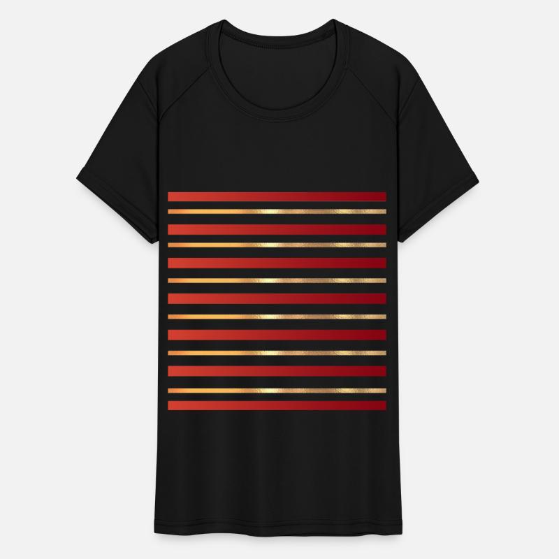 Festive Modern Stylish Trendy Gold Glitter Stripes