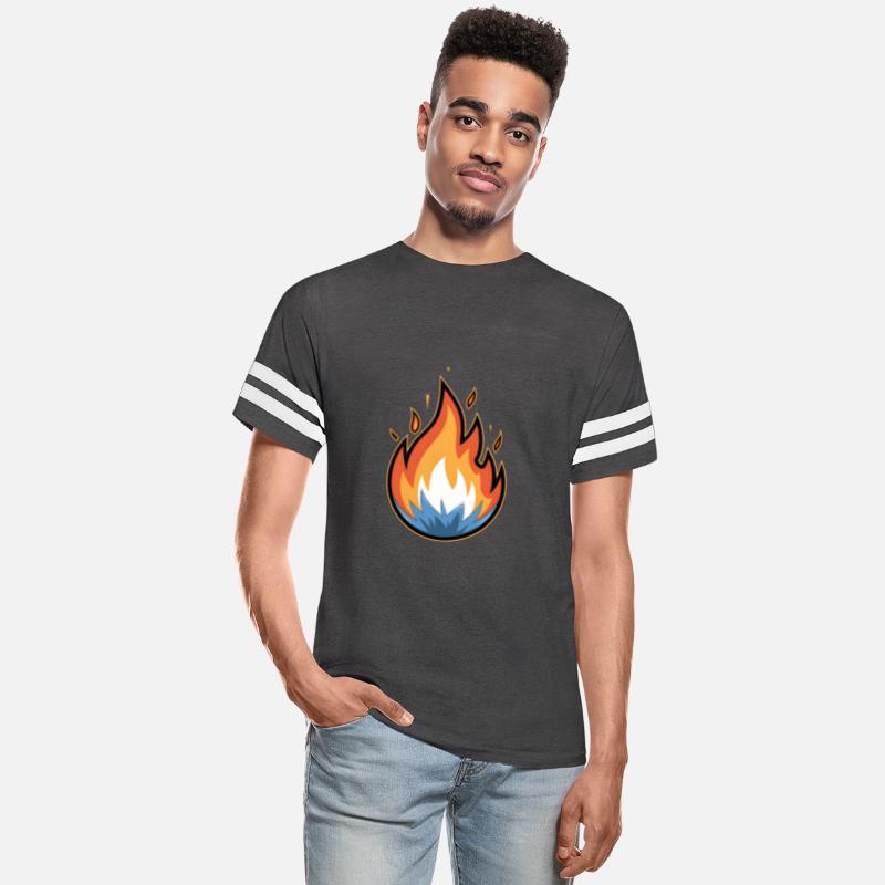 Fire Flame Hot Burning Flaming Women Men Adult Boy