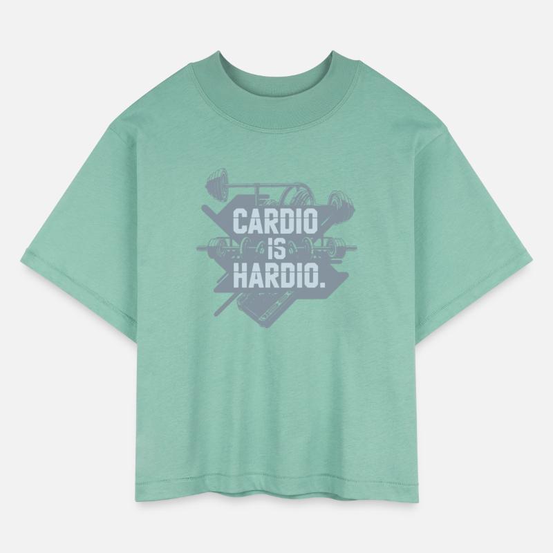 Fitness gym Tee! with funny cardio pun