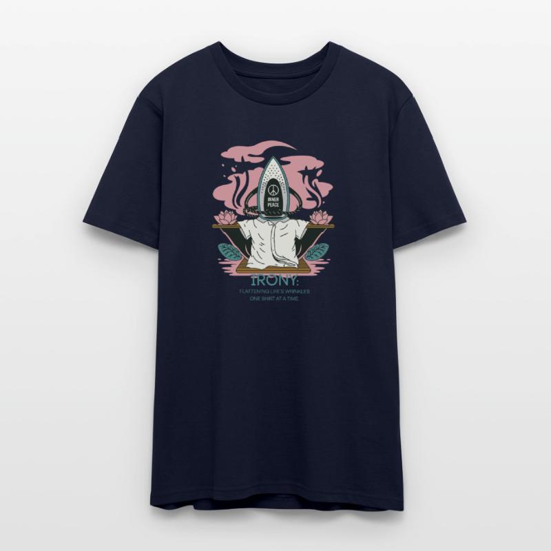 Flattening Life's Wrinkles Zen Iron Lotus Flowers