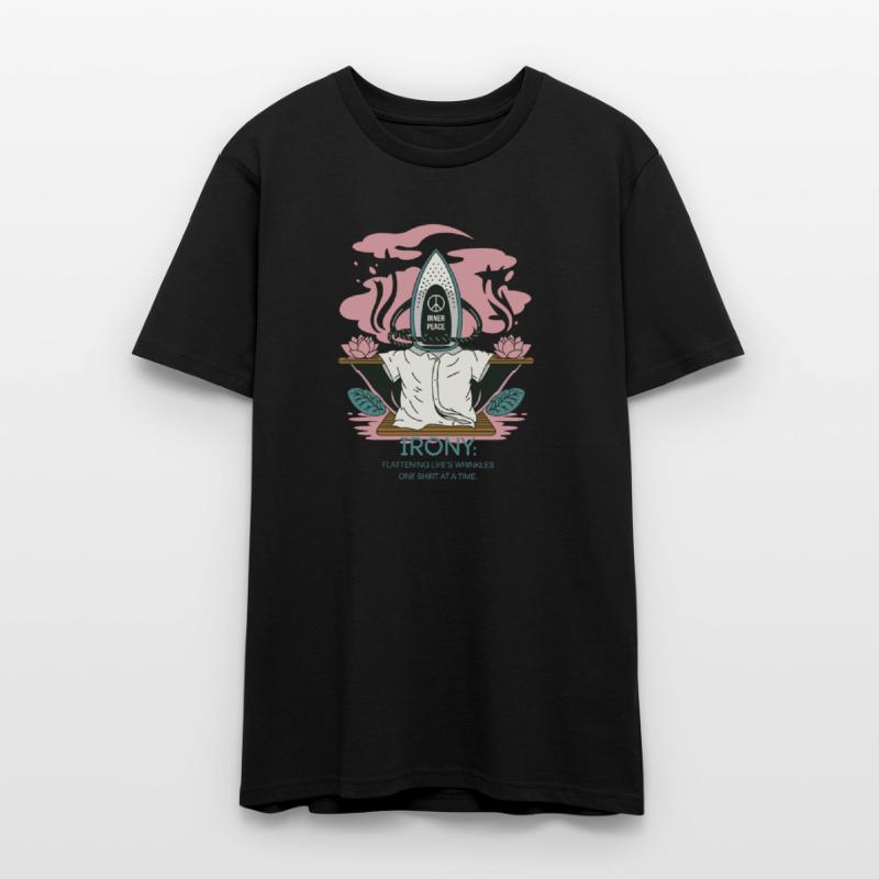 Flattening Life's Wrinkles Zen Iron Lotus Flowers