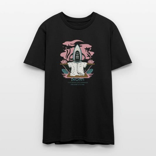 Flattening Life's Wrinkles Zen Iron Lotus Flowers