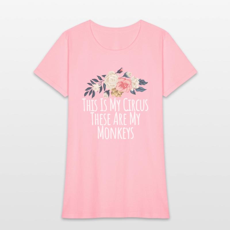 Floral Flowers This Is My Circus These Are My Monk