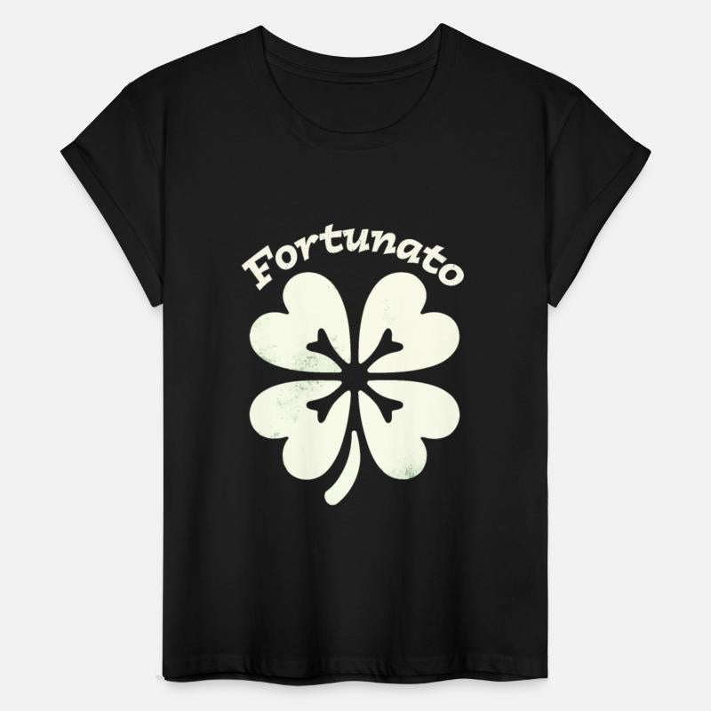 Fortunato Emblem Distressed Four-Leaf