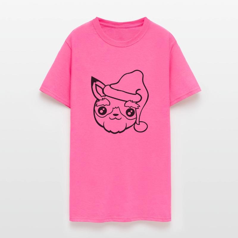 Fox Gift Santa Old Claus Christmas Hat Fun Present