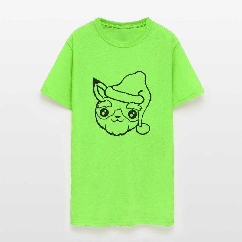 Fox Gift Santa Old Claus Christmas Hat Fun Present