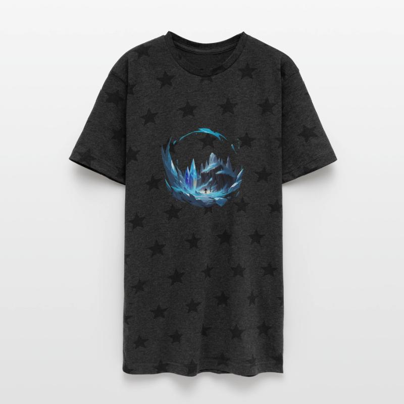 Frozen Landscape with Crystal