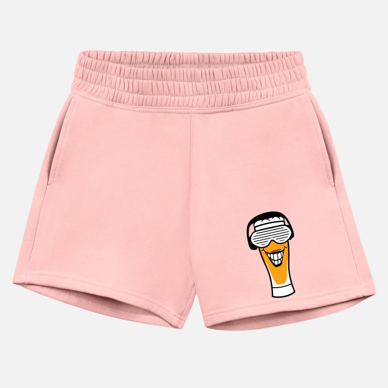 Funny Alcohol Beer Glass Face Smiling Music Party