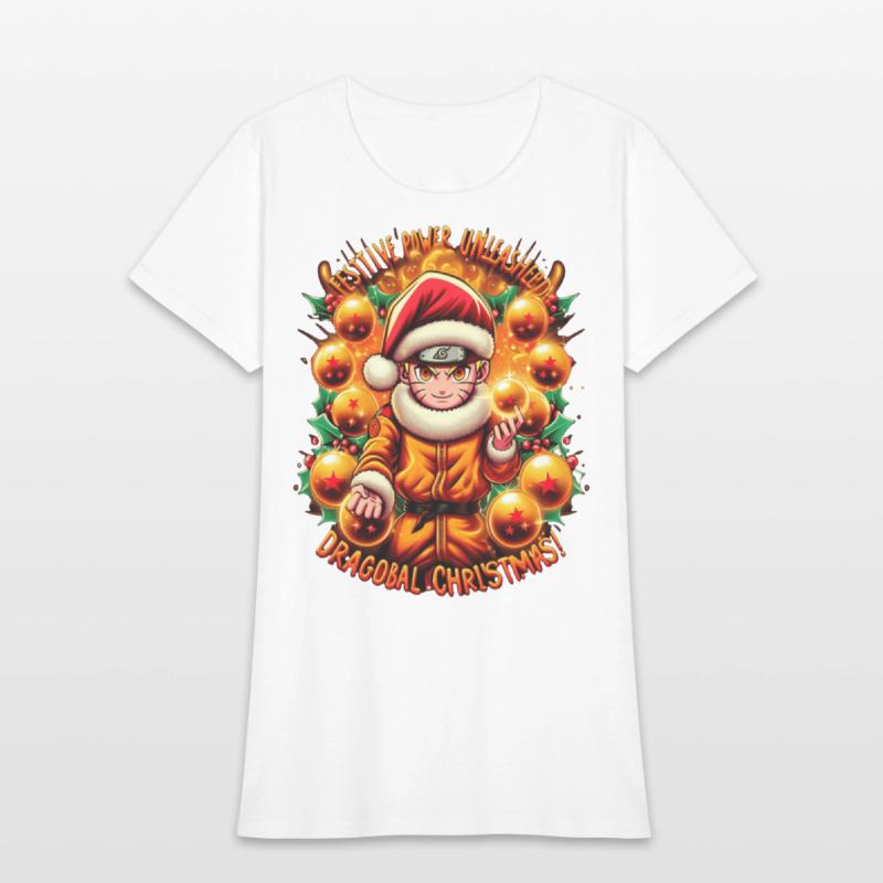 Funny anime character Christmas festival